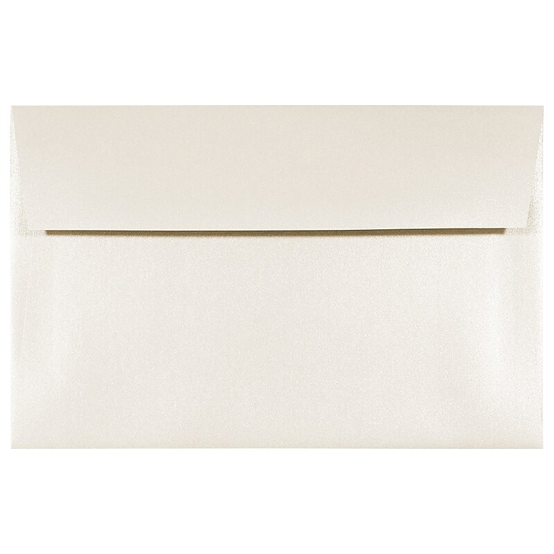 JAM Paper A9 Metallic Invitation Envelopes, 5.75 x 8.75, Stardream Opal, 25/Pack (211817116) image 1