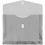 JAM Paper® Plastic Envelopes with Hook & Loop Closure, 9.75 x 13 with 2 Inch Expansion, Smoke Grey, 12/Pack (218V2SM)~#|#~sp137086796_sc7
