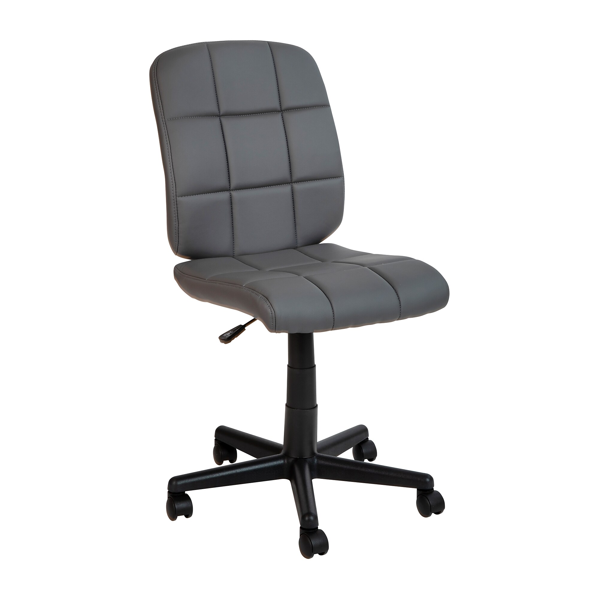 Flash Furniture Clayton Armless Vinyl Swivel Task Chair, Gray (GO16911GY) Sansujyuku sansujyuku.com