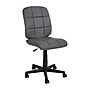 Flash Furniture Clayton Armless Vinyl Swivel Task Chair, Gray (GO16911GY)~#|#~sp137086949_sc7