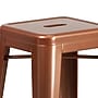 Flash Furniture Commercial Grade 30" High Backless Copper Indoor-Outdoor Barstool, 4 Pack (4ETBT350330POC)~#|#~sp137087662_sc7