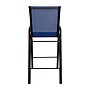 Flash Furniture Brazos Series Navy Stackable Outdoor Barstools with Flex Comfort Material and Metal Frame, 2 Pack (2JJ092HNV)~#|#~sp137087766_sc7