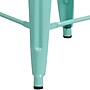 Flash Furniture Commercial Grade 24" High Backless Mint Green Indoor-Outdoor Counter Height Stool, 4 Pack (4ETBT350324MINT)~#|#~sp137087791_sc7
