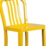 Flash Furniture Commercial Grade 30" High Yellow Metal Indoor-Outdoor Barstool with Vertical Slat Back, 2 Pack (2CH6120030YL)~#|#~sp137087831_sc7
