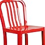 Flash Furniture Commercial Grade 30" High Red Metal Indoor-Outdoor Barstool with Vertical Slat Back, 2 Pack (2CH6120030RED)~#|#~sp137087954_sc7