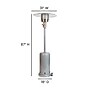 Flash Furniture Sol Propane Freestanding Outdoor Heater, 40000 BTU, Silver (NANHSSAGHSL)~#|#~sp137088253_sc7