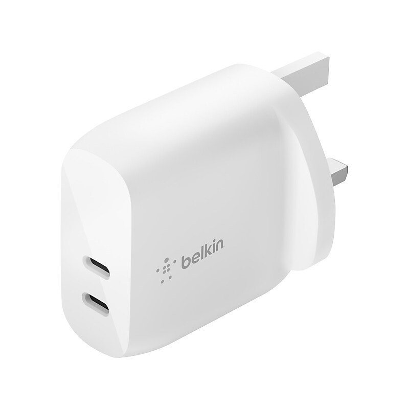 Belkin BOOST CHARGE Universal USB Wall Charger, White (WCB006DQWH) image 1