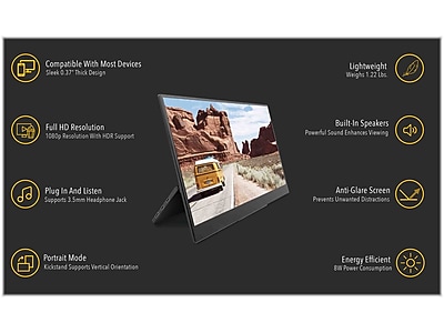 SideTrak Solo 15.8" LED Portable Monitor - Thumbnail 4