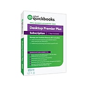QuickBooks Desktop Premier Plus 2022 1-Year Subscription for 1 User, Windows, CD/Download (5100115)