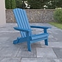 Flash Furniture Charlestown All-Weather Poly Resin Indoor/Outdoor Folding Adirondack Chair, Blue (JJC14505BLU)~#|#~sp137088636_sc7