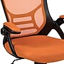 Flash Furniture Porter Ergonomic Mesh Swivel Executive Chair, Orange/Black (HL00161BKOR)~#|#~sp137088816_sc7