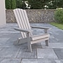 Flash Furniture Charlestown All-Weather Poly Resin Indoor/Outdoor Folding Adirondack Chair, Gray (JJC14505GY)~#|#~sp137088929_sc7