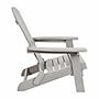 Flash Furniture Charlestown All-Weather Poly Resin Indoor/Outdoor Folding Adirondack Chair, Gray (JJC14505GY)~#|#~sp137088943_sc7