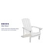 Flash Furniture Charlestown All-Weather Poly Resin Wood Adirondack Chairs, White, 4/Pack (4JJC14501WH)~#|#~sp137089337_sc7