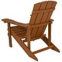 Flash Furniture Charlestown All-Weather Poly Resin Wood Adirondack Chair, Teak (JJC14501TEAK)~#|#~sp137089610_sc7