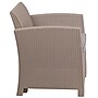 Flash Furniture Seneca Faux Rattan Chair with All-Weather Cushion, Light Gray (DADSF21)~#|#~sp137089974_sc7