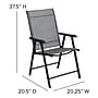 Flash Furniture Paladin Outdoor Folding Patio Sling Chair, 2/Pack (2TLHSC044B)~#|#~sp137090128_sc7