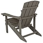 Flash Furniture Charlestown All-Weather Poly Resin Wood Adirondack Chairs, Gray, 4/Pack (4JJC14501LTG)~#|#~sp137090194_sc7