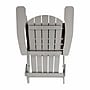 Flash Furniture Charlestown All-Weather Poly Resin Folding Adirondack Chair in Gray, 2 Pack (2JJC14505GY)~#|#~sp137090330_sc7