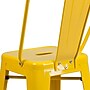 Flash Furniture 24" High Yellow Metal Indoor-Outdoor Counter Height Stool with Removable Back, 4 Pack (4CH3132024GBYL)~#|#~sp137091090_sc7