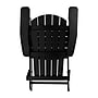Flash Furniture Charlestown All-Weather Poly Resin Folding Adirondack Chair in Black, 2 Pack (2JJC14505BLK)~#|#~sp137091227_sc7