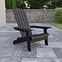 Flash Furniture Charlestown All-Weather Poly Resin Indoor/Outdoor Folding Adirondack Chair, Black (JJC14505BLK)~#|#~sp137091482_sc7