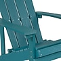 Flash Furniture Charlestown All-Weather Poly Resin Wood Adirondack Chair, Sea Foam (JJC14501SFM)~#|#~sp137091648_sc7