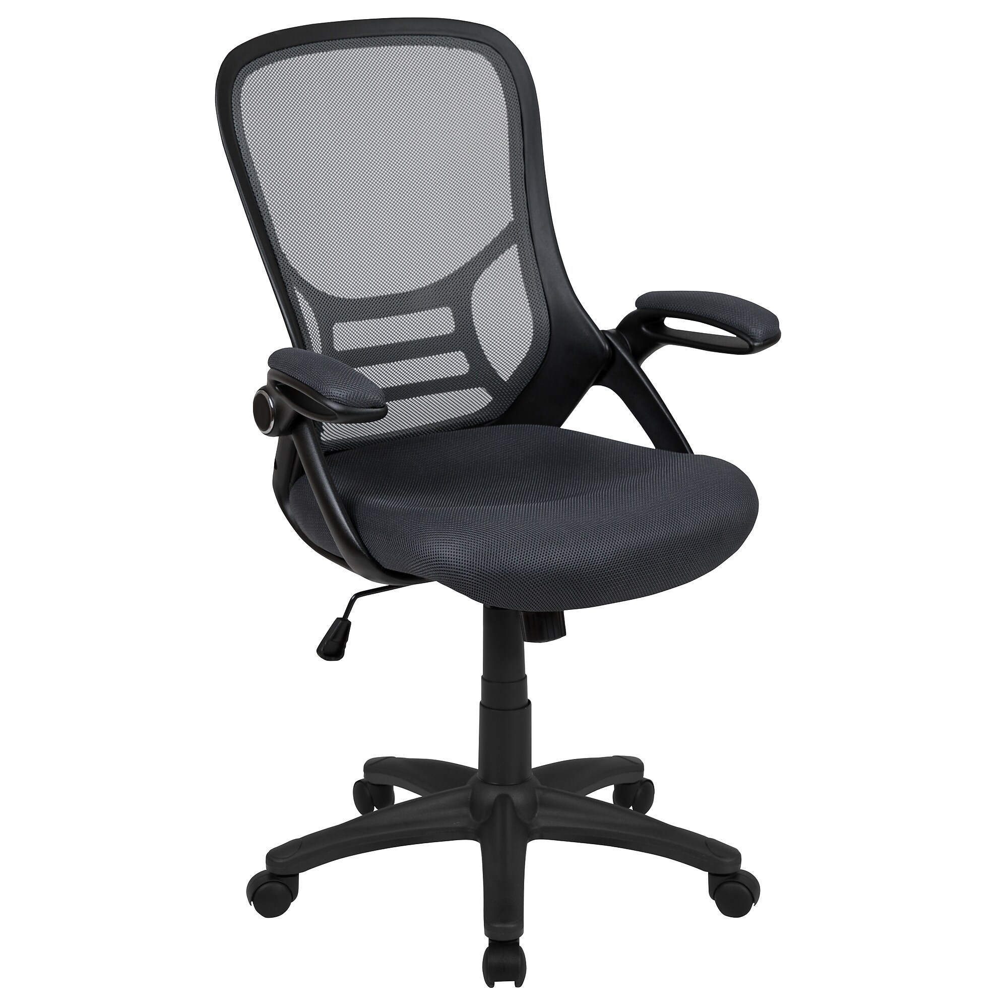 Flash Furniture Porter Ergonomic Mesh Swivel Executive Chair, Dark Gray/Black (HL00161BKDKGY) Sansujyuku sansujyuku.com