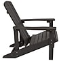 Flash Furniture Charlestown All-Weather Poly Resin Wood Adirondack Chair, Slate Gray (JJC14501SLT)~#|#~sp137091714_sc7