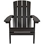 Flash Furniture Charlestown All-Weather Poly Resin Wood Adirondack Chair, Slate Gray (JJC14501SLT)~#|#~sp137091717_sc7