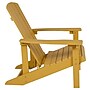 Flash Furniture Charlestown All-Weather Poly Resin Wood Adirondack Chair, Yellow (JJC14501YLW)~#|#~sp137091777_sc7