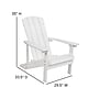Flash Furniture Charlestown All-Weather Poly Resin Wood Adirondack Chairs, White, 2/Pack (2JJC14501WH)~#|#~sp137091785_sc7