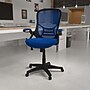 Flash Furniture Porter Ergonomic Mesh Swivel Executive Chair, Blue/Black (HL00161BKBL)~#|#~sp137092070_sc7