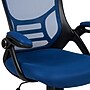 Flash Furniture Porter Ergonomic Mesh Swivel Executive Chair, Blue/Black (HL00161BKBL)~#|#~sp137092092_sc7