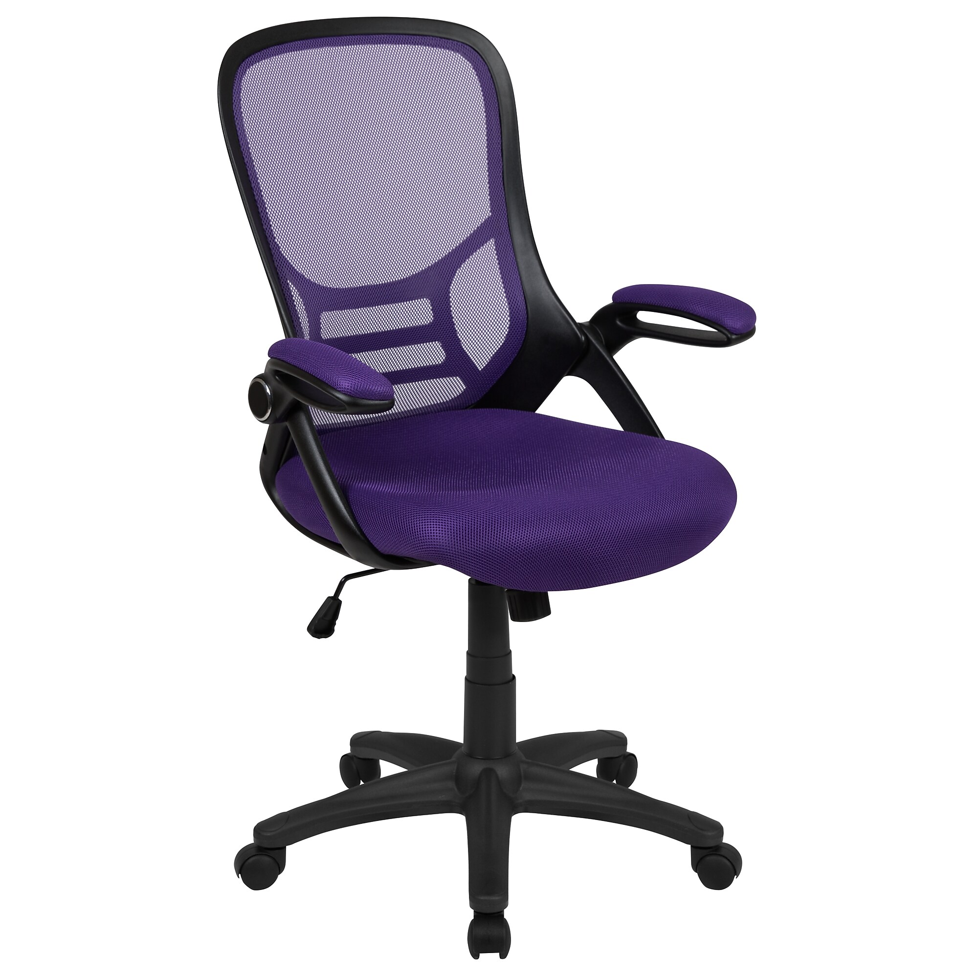 Flash Furniture Porter Ergonomic Mesh Swivel Executive Chair, Purple/Black (HL00161BKPUR) Sansujyuku sansujyuku.com
