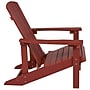 Flash Furniture Charlestown All-Weather Poly Resin Wood Adirondack Chair, Red (JJC14501RED)~#|#~sp137092885_sc7