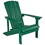 Flash Furniture Charlestown All-Weather Poly Resin Wood Adirondack Chair, Green (JJC14501GRN)~#|#~sp137092933_sc7