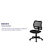 Flash Furniture Alber Armless Ergonomic Mesh Swivel Mid-Back Task Office Chair, Black (WLA277BK)~#|#~sp137094894_sc7