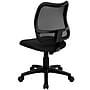 Flash Furniture Alber Armless Ergonomic Mesh Swivel Mid-Back Task Office Chair, Black (WLA277BK)~#|#~sp137094900_sc7