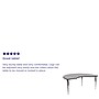 Flash Furniture Wren Kidney Activity Table, 48" x 72", Height Adjustable, Gray (XUA4872KIDGYHA)~#|#~sp137095089_sc7