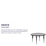 Flash Furniture Wren 48'' Round Activity Table, Height Adjustable, Gray (XUA48RNDGYHP)~#|#~sp137095108_sc7