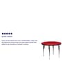 Flash Furniture Wren 48'' Round Activity Table, Height Adjustable, Red (XUA48RNDREDHA)~#|#~sp137095111_sc7