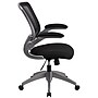 Flash Furniture Kale Ergonomic Mesh Swivel Mid-Back Task Office Chair, Black (BLZP8805BK)~#|#~sp137095173_sc7