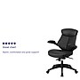 Flash Furniture Kale Ergonomic LeatherSoft Swivel Mid-Back Executive Office Chair, Black (BLZP804)~#|#~sp137095183_sc7