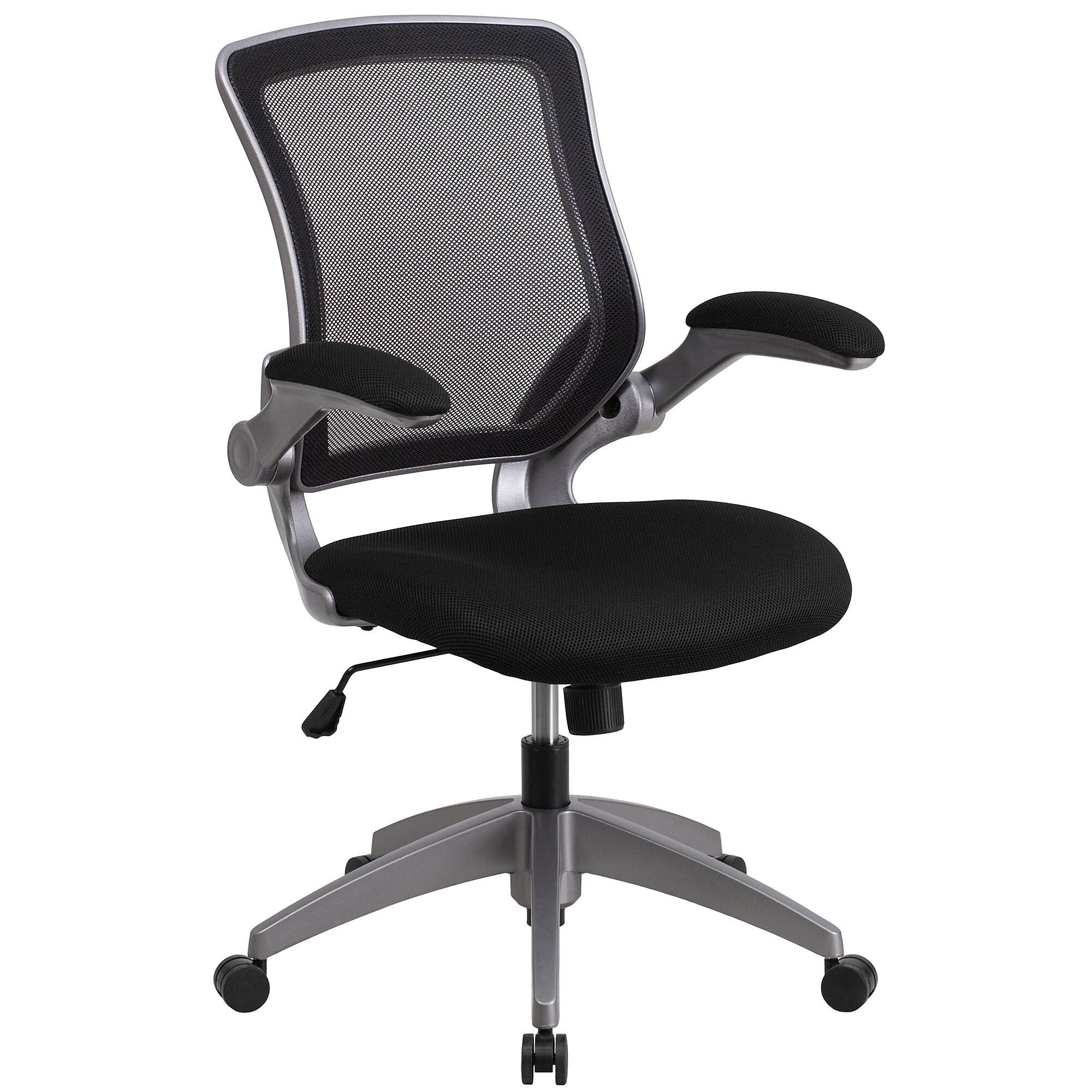 Flash Furniture Kale Ergonomic Mesh Swivel Mid-Back Task Office Chair, Black (BLZP8805BK) Sansujyuku sansujyuku.com