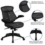 Flash Furniture Kale Ergonomic LeatherSoft Swivel Mid-Back Executive Office Chair, Black (BLZP804)~#|#~sp137095299_sc7