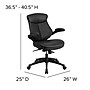 Flash Furniture Kale Ergonomic LeatherSoft Swivel Mid-Back Executive Office Chair, Black (BLZP804)~#|#~sp137095300_sc7