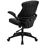 Flash Furniture Kale Ergonomic LeatherSoft Swivel Mid-Back Executive Office Chair, Black (BLZP804)~#|#~sp137095301_sc7