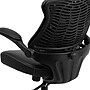 Flash Furniture Kale Ergonomic LeatherSoft Swivel Mid-Back Executive Office Chair, Black (BLZP804)~#|#~sp137095302_sc7