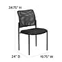 Flash Furniture Jana Mesh Stackable Side Chair, Black (GO5152)~#|#~sp137095355_sc7